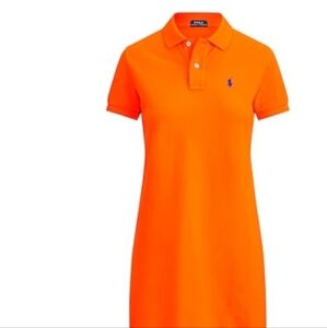 XS Ralph Lauren Vibrant Orange Polo Dress